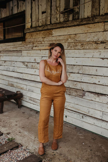linen jumpsuit australia